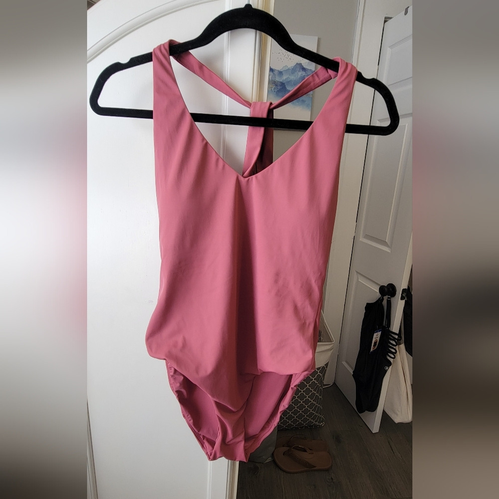 Andie Swim Dusty Rose X-back Swimsuit